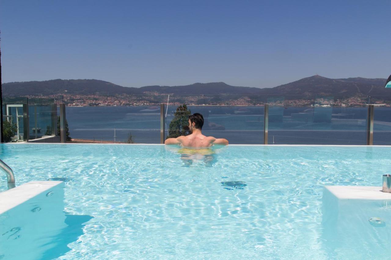 Gran Hotel Nagari Boutique & Spa Виго Экстерьер фото Infinity pool