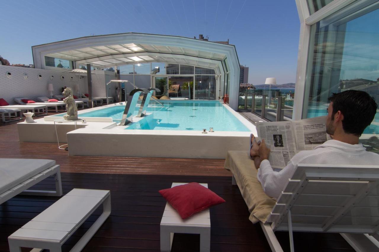 Gran Hotel Nagari Boutique & Spa Виго Экстерьер фото Rooftop pool